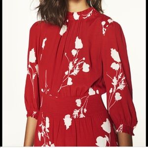 ba&sh POEMA dress red new with tags Size 0